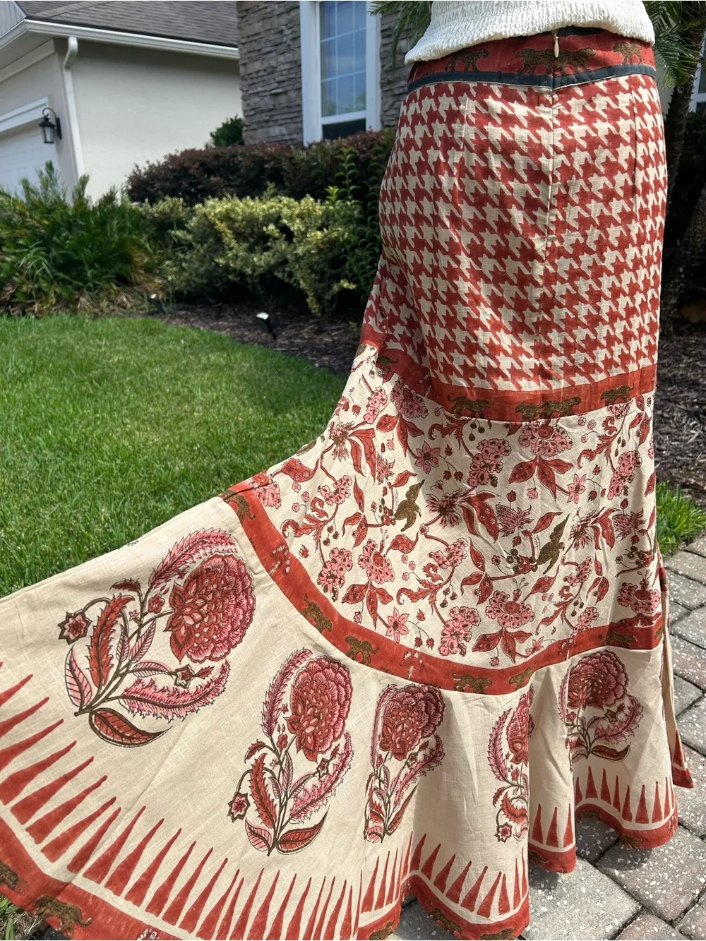 NWT🌷Mo Maya Karina Full-Length Mermaid Skirt